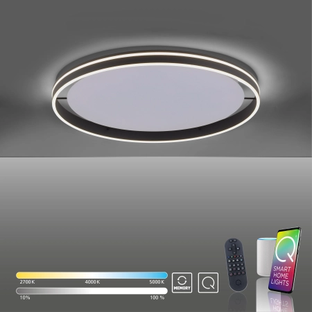 Lampa sufitowa z aplikacją i pilotem  Q-VITO 8418-13 - Paul Neuhaus