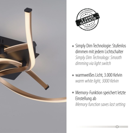 Lampa sufitowa POLINA 9144-18 - Paul Neuhaus