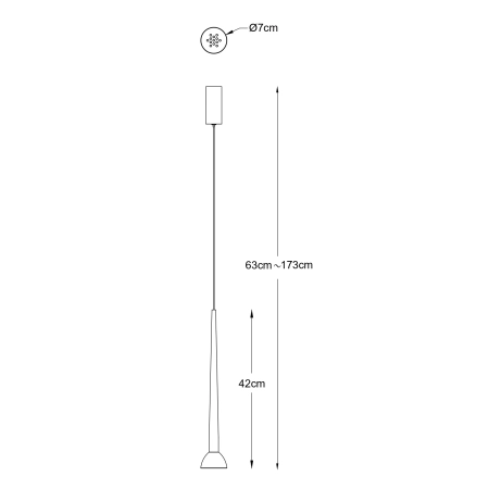 Lampa wisząca BOSTON P0603-01A-P7B1 - Zuma Line