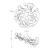 Lampa sufitowa LEAF MX2858-6-EGN - Zuma Line