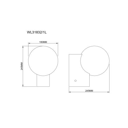 Kinkiet NUA WL31832/1L - Zuma Line