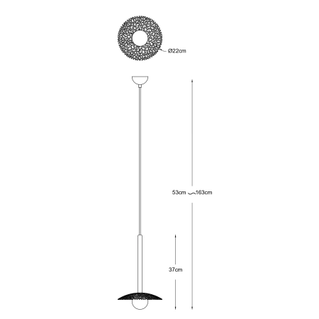 Lampa wisząca NICOSIA P0600-01C-F7AA - Zuma Line