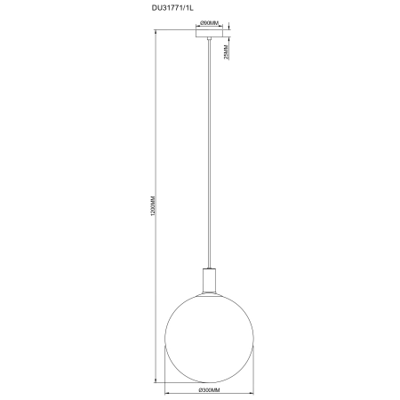 Lampa wisząca NUA DU31771/1L - Zuma Line