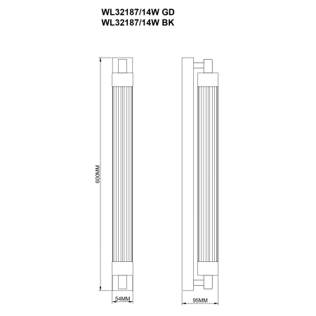 Kinkiet KALIA WL32187/14W/GD - Zuma Line