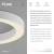 Lampa sufitowa na pilota  PURE LINES ROUND 6310-16 - Paul Neuhaus