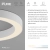 Lampa sufitowa na pilota  PURE LINES ROUND 6310-16 - Paul Neuhaus
