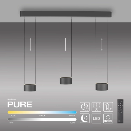 Lampa wisząca PURE CLIPSE 2473-15 - Paul Neuhaus