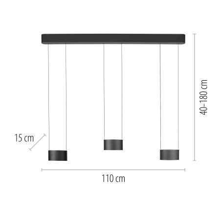 Lampa wisząca PURE CLIPSE 2473-15 - Paul Neuhaus