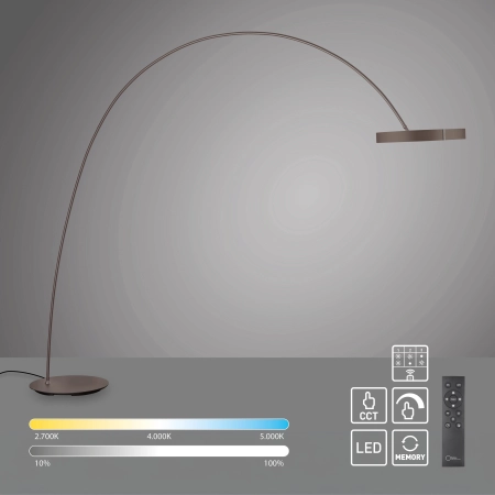 Lampa podłogowa PURE CLIPSE-BOW 562-34 - Paul Neuhaus