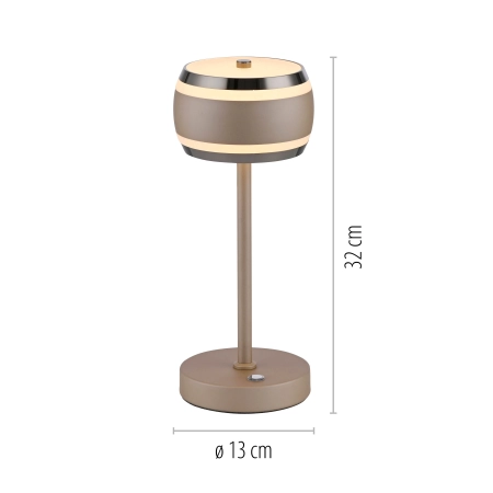 Lampa stołowa PURE FALLING RINGS 4503-97 - Paul Neuhaus