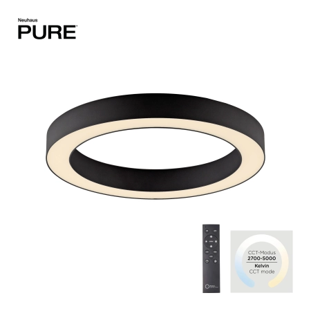 Lampa sufitowa na pilota PURE LINES ROUND 6310-13 - Paul Neuhaus
