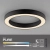 Lampa sufitowa na pilota PURE LINES ROUND 6310-13 - Paul Neuhaus