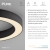 Lampa sufitowa na pilota PURE LINES ROUND 6310-13 - Paul Neuhaus