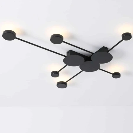 Lampa ścienno sufitowa CLEX - 6 LED CZARNA 89 CM MW1133-90 - Step Into Design