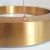 Lampa nad stół designerska wisząca z pilotem CIRCLE LED ST-8848-40+60+60 brass - Step Into Design