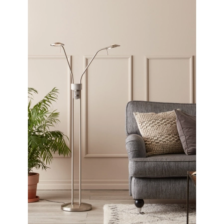 Lampa podłogowa HUDSON 2L Stal 105583 - Markslojd
