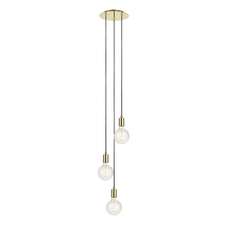 Lampa wisząca SKY 3L Okrągła Złota 106333 - Markslojd