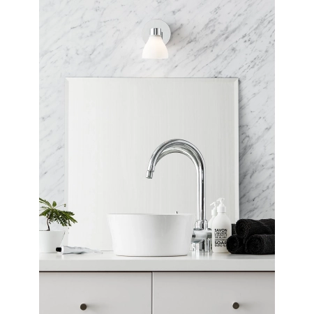 Kinkiet CASSIS 1L Chrom/Opal IP44 106367 - Markslojd