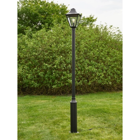 Latarnia ogrodowa GARDEN 24 POSTLAMP 1L BLACK H 225CM 108171 - Markslojd