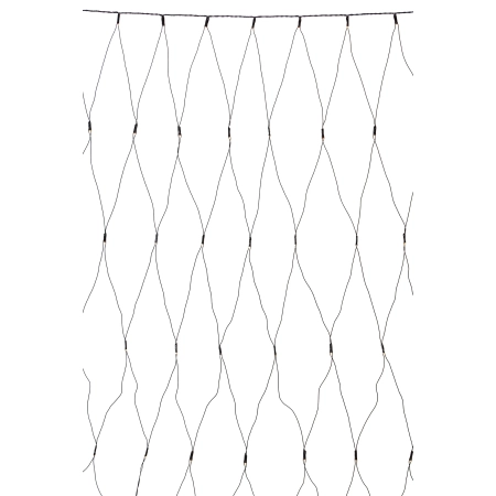Światełka siatka GARDEN 24 LIGHT NET 2*2M 160L BLACK 108178 - Markslojd