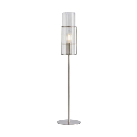 Lampa stołowa TUBO Srebrna 108558 – Markslojd