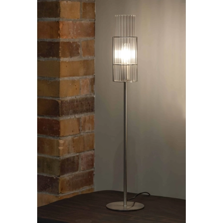 Lampa stołowa TUBO Srebrna 108558 – Markslojd