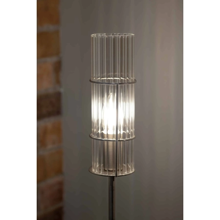 Lampa stołowa TUBO Srebrna 108558 – Markslojd