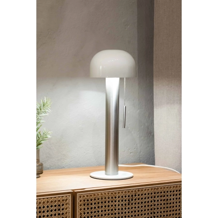 Lampa stołowa COSTA Srebrna 108577 – Markslojd