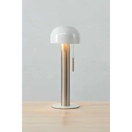 Lampa stołowa COSTA Srebrna 108577 – Markslojd