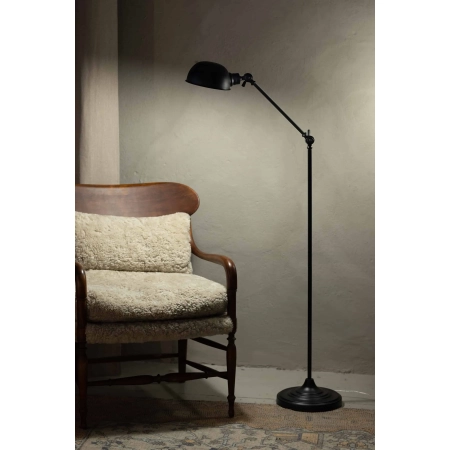 Lampa podłogowa PORTLAND Czarna 108586 – Markslojd