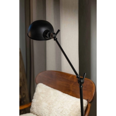 Lampa podłogowa PORTLAND Czarna 108586 – Markslojd