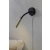 Kinkiet JOLIE Wall 1L Raw Brass/Black 108502 - Markslojd