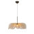 Lampa wisząca STYRKA Pendant 1L 75cm Beige/Antique Brass/Amber 108661 - Markslojd