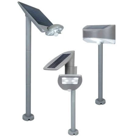Słupek montażowy POLE srebrny 9700308112 – Lutec