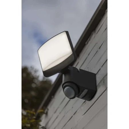 Lampa naścienna SUNSHINE PIR ciemny szary 7625601345 – Lutec