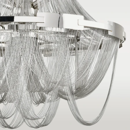 Lampa stylowa wisząca ROMA chrom E14 - P09109NI - Cosmo Light