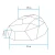 Lampa ogrodowa kamień DIAMOND M LED RGBW 16 kolorów 43 cm ES-ST014 - Step Into Design