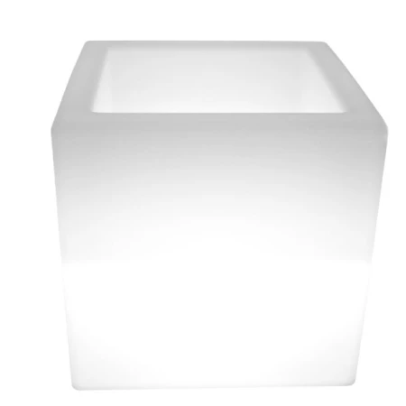 Lampa ogrodowa donica FLOWER CUBE LED RGBW 16 kolorów 40 cm ES-FL008 - Step Into Design