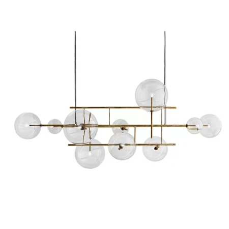Lampa wisząca CHARM mosiądz 200 cm ST-9757P-L - Step Into Design