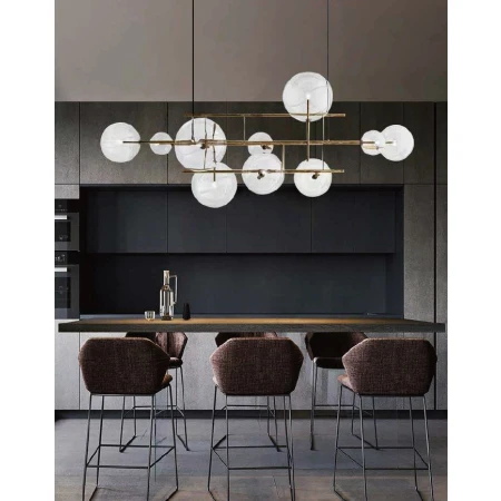 Lampa wisząca CHARM mosiądz 200 cm ST-9757P-L - Step Into Design