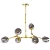 Lampa designerska wisząca MODERN ORCHID-6 złota ST-1232-6 - Step Into Design