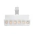 Lampa z diodami do szyn magnetycznych biała łamana 6W 3000K - TYP B 1130 - Decorativi