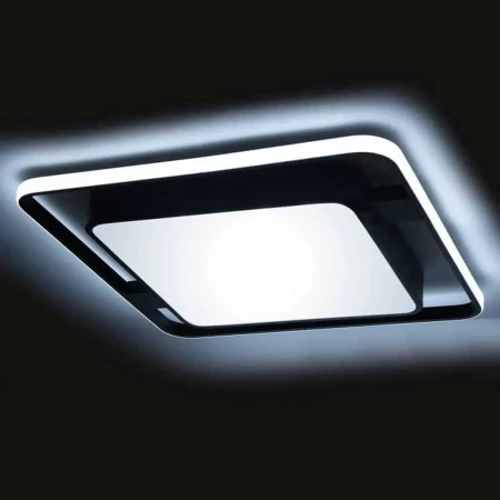 Lampa sufitowa plafon kwadrat ultra nowoczesny  66W LED na pilota 440 - Decorativi