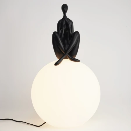 Lampa stołowa WOMAN-3 czarna 35 cm ST-6020-C black - Step Into Design