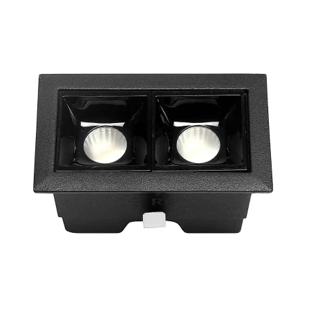 Lampa liniowa LED wpuszczana podtynkowa 4W 3000K czarna 580 - Decorativi