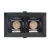 Lampa liniowa LED wpuszczana podtynkowa 4W 3000K czarna 580 - Decorativi