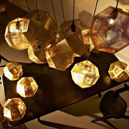 Lampa wisząca FUTURI STAR złota ST-5001-S - Step Into Design