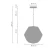 Lampa wisząca FUTURI STAR złota ST-5001-S - Step Into Design