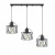 Lampa wisząca do salonu loftowa Brylant do jadalni czarny 3xE27 501 - Decorativi