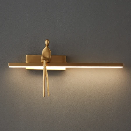 Lampa ścienna AMICI złota 31 cm ST-B3578 gold - Step Into Design